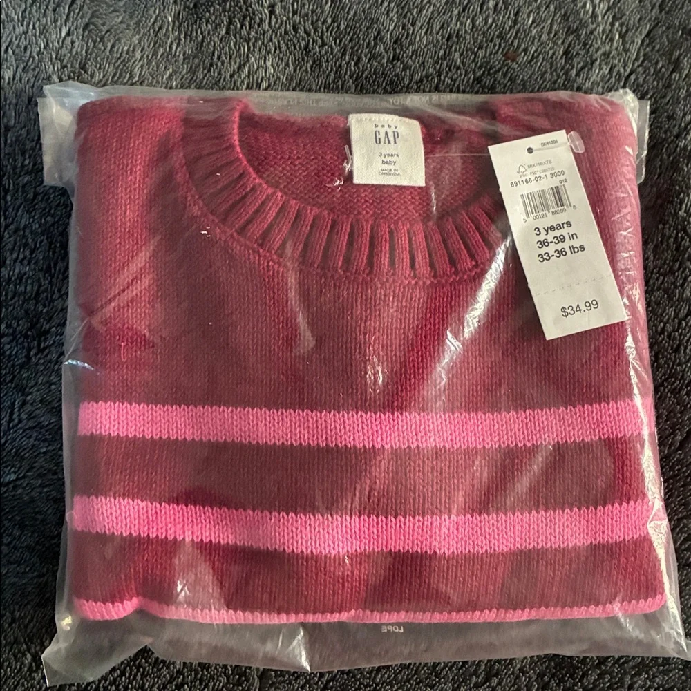 babyGap Split-Hem Crewneck Sweater